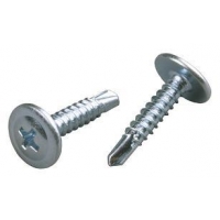 Саморез 20мм сверло белый пресс-шайба