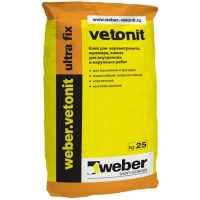 Плиточный клей Вебер Ультра (Weber Ultra ) серый