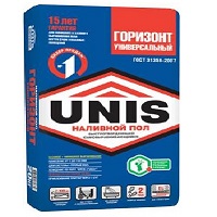 Наливной пол Юнис Горизонт универсальный быстротвердеющий  (5-100мм)